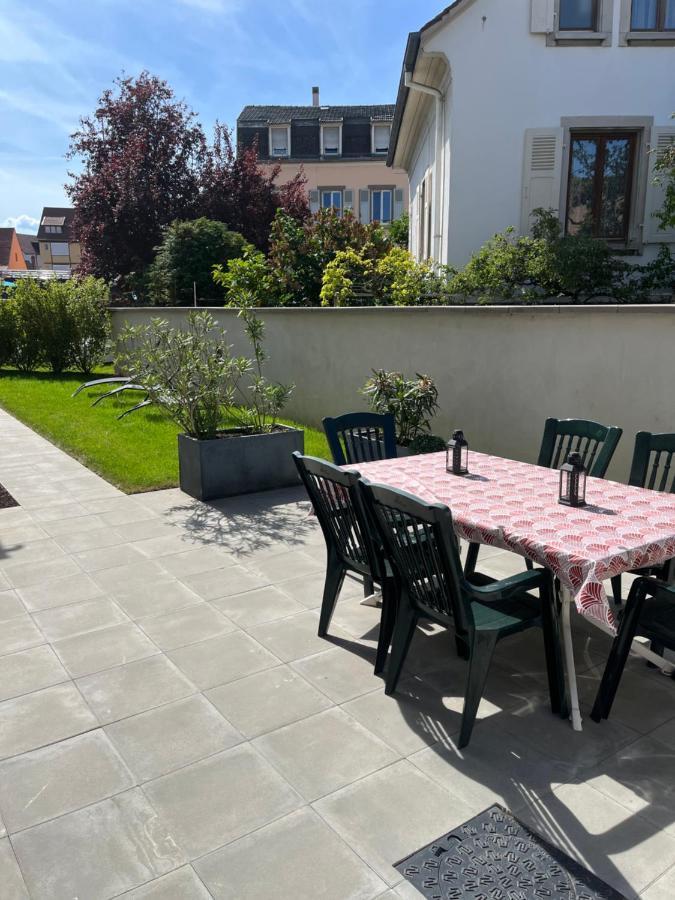 Appartement De Prestige Au Centre Climatise Avec Jardin Prive Кольмар Экстерьер фото